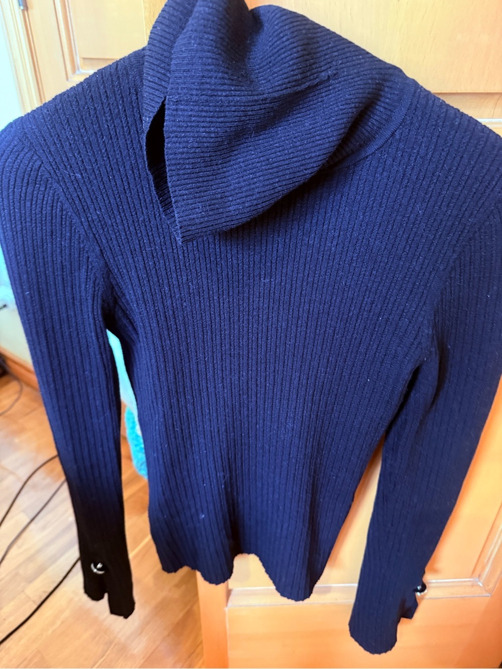 A.L.C. Black Jett Turtleneck Top